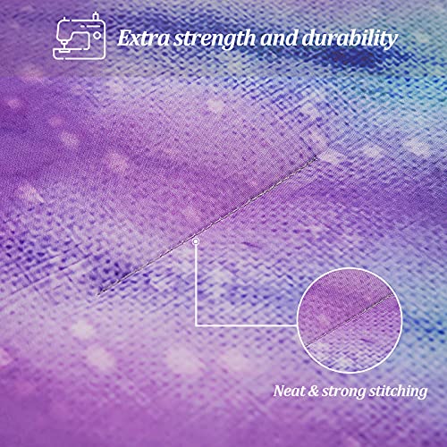 Purple Comforter Set Twin Tie Dye Bedding Comforter For Boys Girls 2 Pieces Magic Swirl Bedding Comforter With 1 Pillowcase Lightweight Galaxy Bedding Comforter Set For All Season 68”× 86” #TOP4