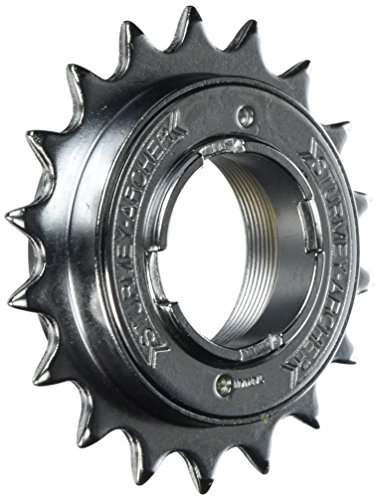 Sun Race 18 Teeth Free Wheel for Chain - Chrome, 1/2 x 1/8 Inch
