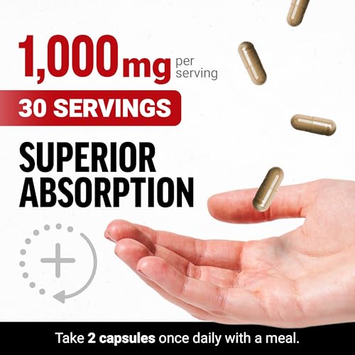 Image of Force Factor Black Maca Root Supplement for Men, 1000mg Maca Negra Extract for Energy, Hormonal Balance & Vitality, Superior Absorption with BioPerine, 180 Capsules, 3-Pack