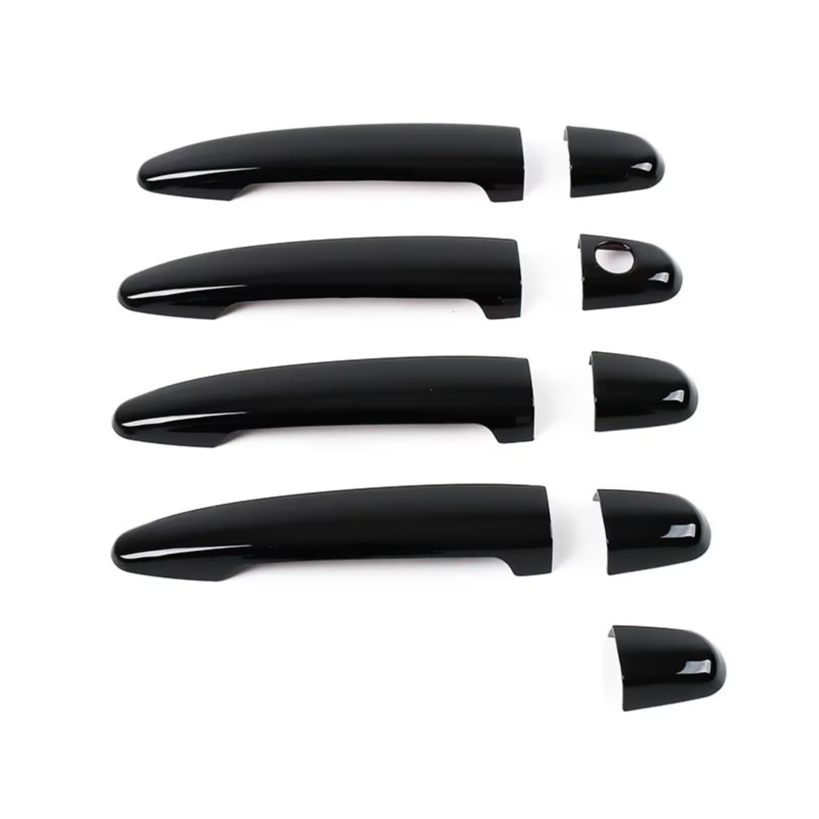 JJRFVBGT Door Handle Trim Compatible with Toyota for 4Runner 2003 2004 2005 2006 2007 2008 2009 ABS Decorate Trim Car Exterior Door Handle Housing