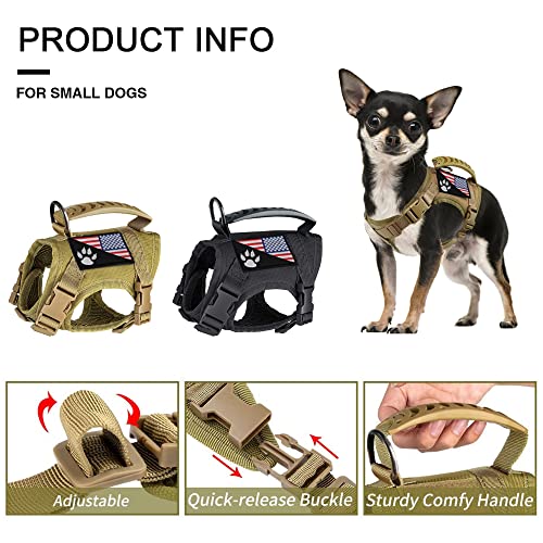 Fxgoing FXGOING001 Tactical Dog Harness Tactical With Rubber Handle K9 Military Adjustable Puppy Pet Vest Harness thumb #5