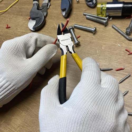 Image of BOOSDEN Wire Cutter 5 inch Cutting Pliers Diagonal Cutter Snipper 5 Pack
