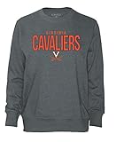 Old Varsity Brand NCAA Virginia Cavaliers Women's Plus French T-Shirt, 1X, Dark Heather
