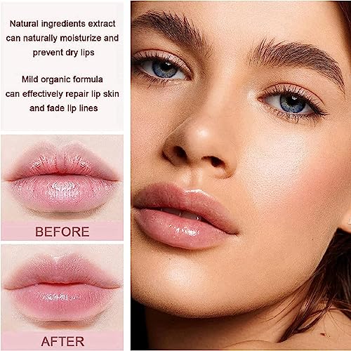 Lip Balm,Tinted Lip Balm for Lip Care,Lip Oil,Glossier Lip Balm,Tinted Lip Balm for Women,Lip Balm Stick,Tinted Lip Oil,Pink Lip Balm,Girls Lip Balm,Strawberry Lip Balm Lip Repair(Strawberry) - Image 8