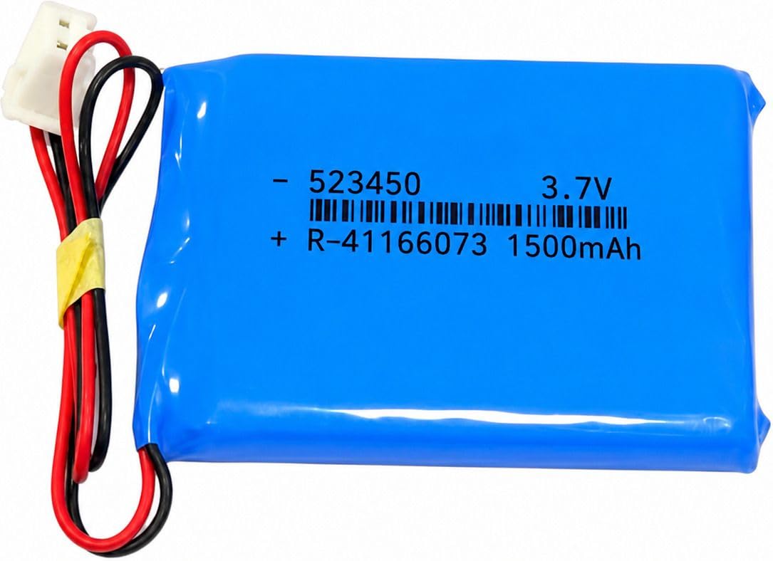 NOVEL 3.7V 1500mAh Lithium Polymer Rechargeable Battery Single Cell Model 523450 | Compatible with Portable Electronics, GPS Devices, Speakers and DIY Projects-image-39