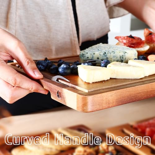 hecef Charcuterie Board Set, Extra Large Acacia Wood – 3-in-1 Magnetic Serving Platter for Cheese, Parties, Weddings, Housewarming & Birthdays - Cosy Home Interiors hecef Charcuterie Board Set, Extra Large Acacia Wood – 3-in-1 Magnetic Serving Platter for Cheese, Parties, Weddings, Housewarming & Birthdays - Image 9