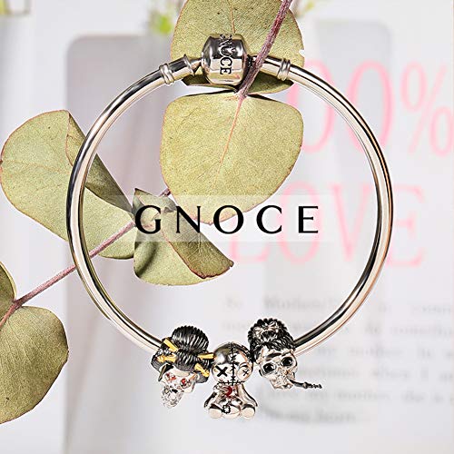 Image of GNOCE Cute Animal Collection Charms 925 Sterling Silver Pendant Dangle Bead Charm Fit for Bracelets and Necklaces, Hand-Finished Keepsake Jewelry Gift for Women, Girls, Mother, BBF