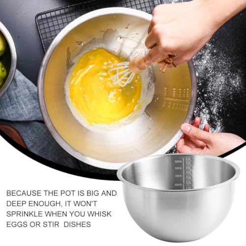 Cabilock Bowl de Acero Inoxidable 24 cm para Cocina miniatura 4