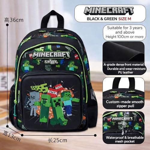 Image of School Backpack for Kids, Adjustable Padded Straps, SMIGGLE Bags for Stylish Durable Backpack Shoulder School Bags for Birthday Gift for children Tuition Bag