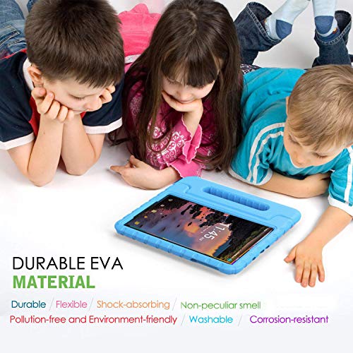 Bmouo Kids Case For Alcatel Joy Tab 8 2019/T-Mobile 3T 8 Tablet 2018/A30 Tablet 8 2017, Lightweight Kid-Proof Handle Stand Case For Alcatel Joy Tab 2019/Alcatel 3T 8 2018 / A30 8 Inch 2017 - Blue #TOP7