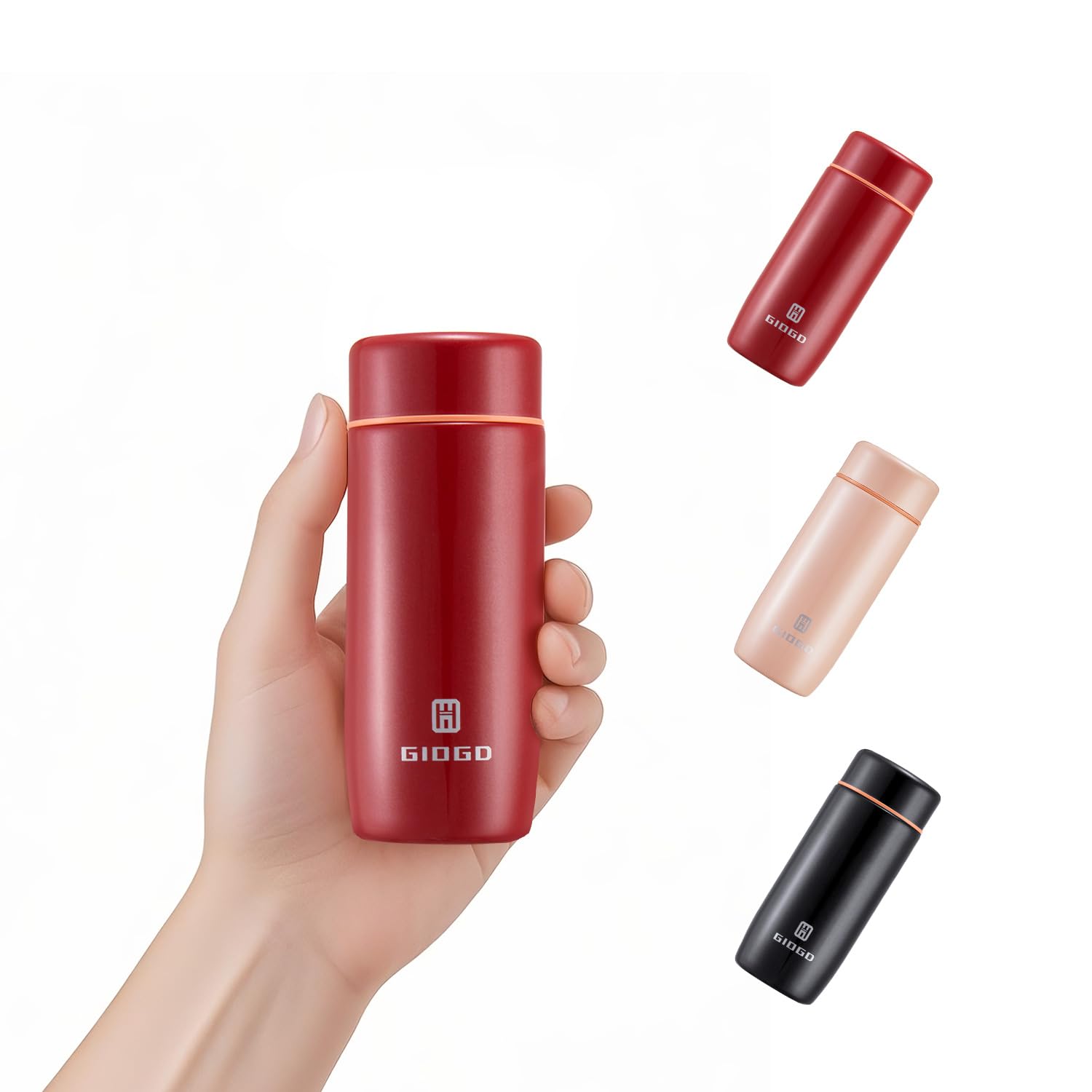 Small Thermo Bottle Mini Vacuum Insulated Water Bottle 200ml/6.8oz Water Flask Stainless Steel Thermal Water Bottles Thermo for Hot and Cold Drinks