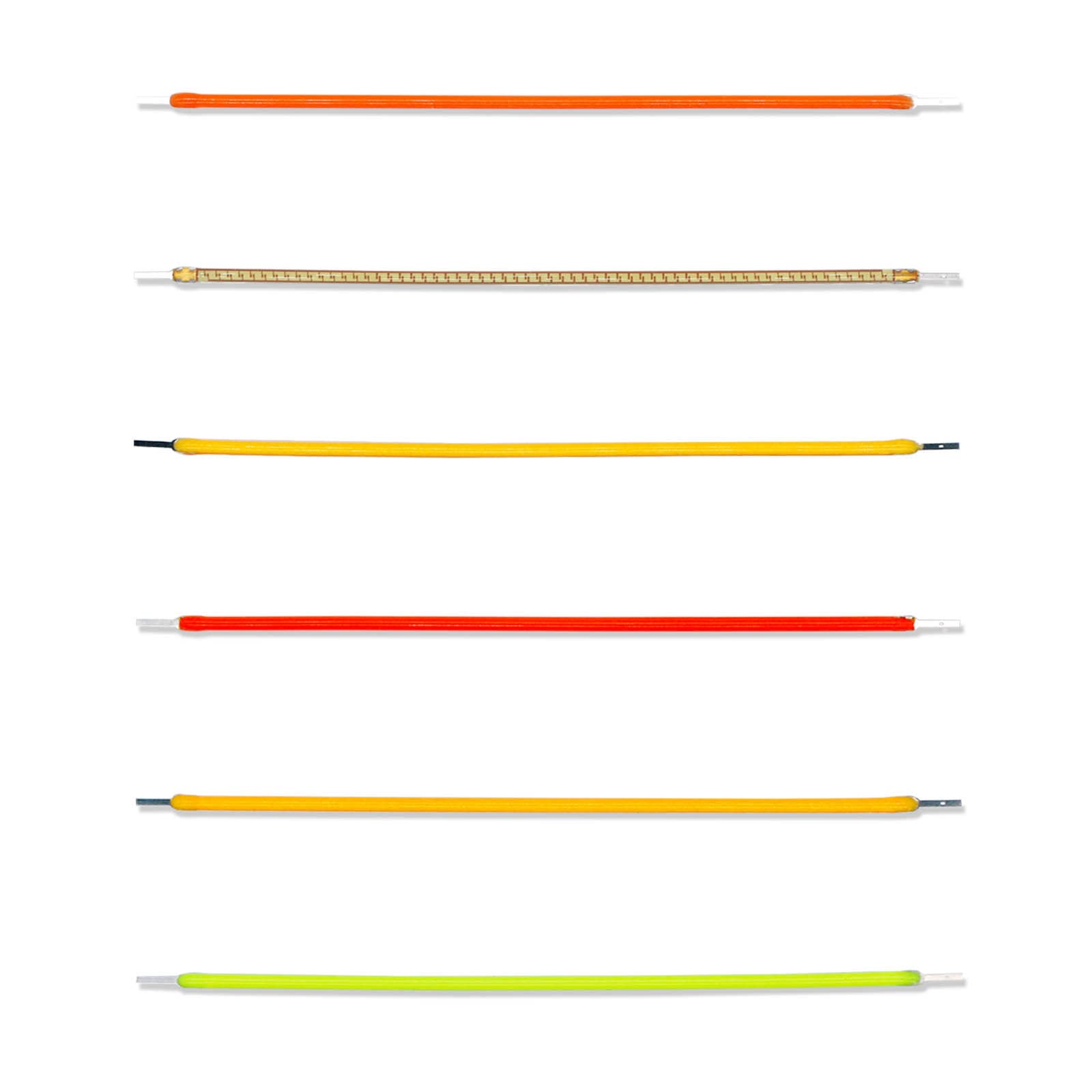 LIGHBIB Led Soft Silament DC3V 80mm 130mm 255mm Edison Bulb Filament Diode Flexible Filament DIY Christmas Decorative Lamp,Warm White 2200k,80mm(3.15inch) 5p