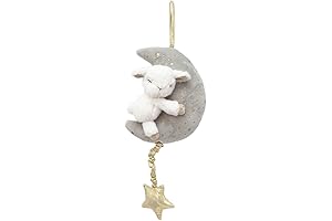 Mon Ami Sweet Lamb & Moon Soft Plush Musical Toy