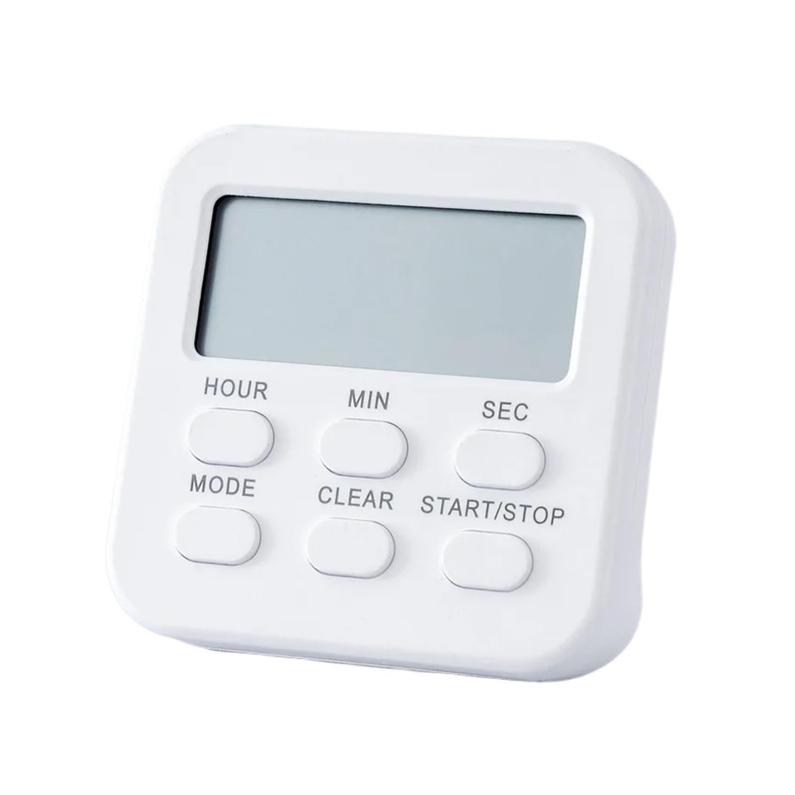 LED Kitchen Timer With Clock And Alarm Magnetic Backing Stand Countdown For Cooking Baking Study Sports Reliable Efficient