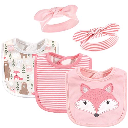 Image of Hudson Baby Unisex Baby Bandana Bibs and Headbands