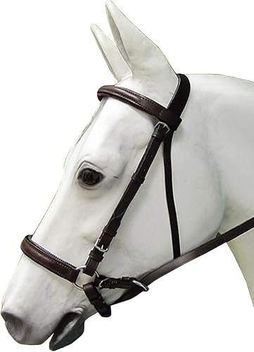 HILASON X Large English Bitless Bitfree Bridle Extremely Comfortable Draft