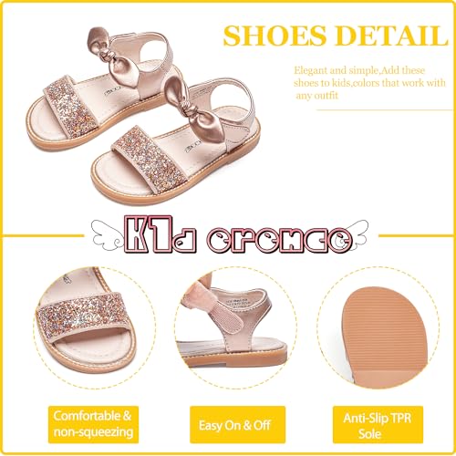 Image of Kiderence Toddler Girls Sandals Little Girls Kids Summer Shoes Toddler Sandals