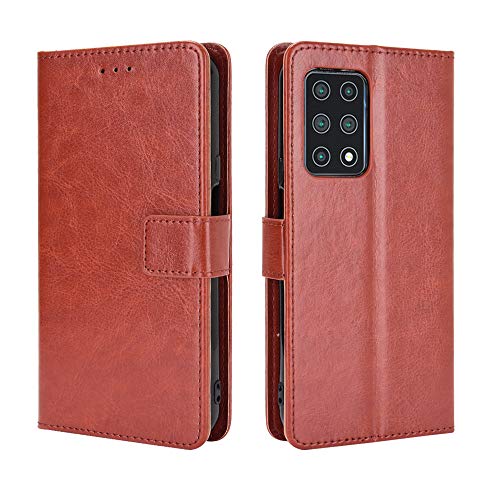 BellaHülle Cubot X30 Hülle [Brieftasche] [Klammerfunktion] [Kartenfächer] [Magnetic Flip Cover] Kompatibel mit Cubot X30 Smartphone(Braun)
