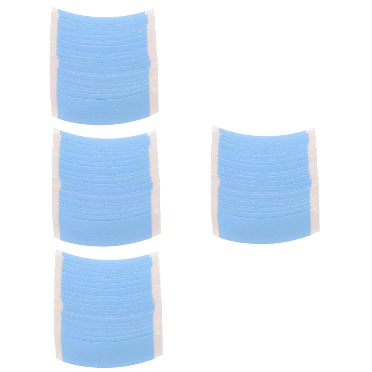 SHERCHPRY Cinta De Doble Cara Double Sided Tape Waterproof Tape Cinta De Tupé De Encaje Pelucas Cintas De Encaje Cinta Frontal De Encaje Peluca Adhesivo Pegamento Blue 36 Piezas X 4