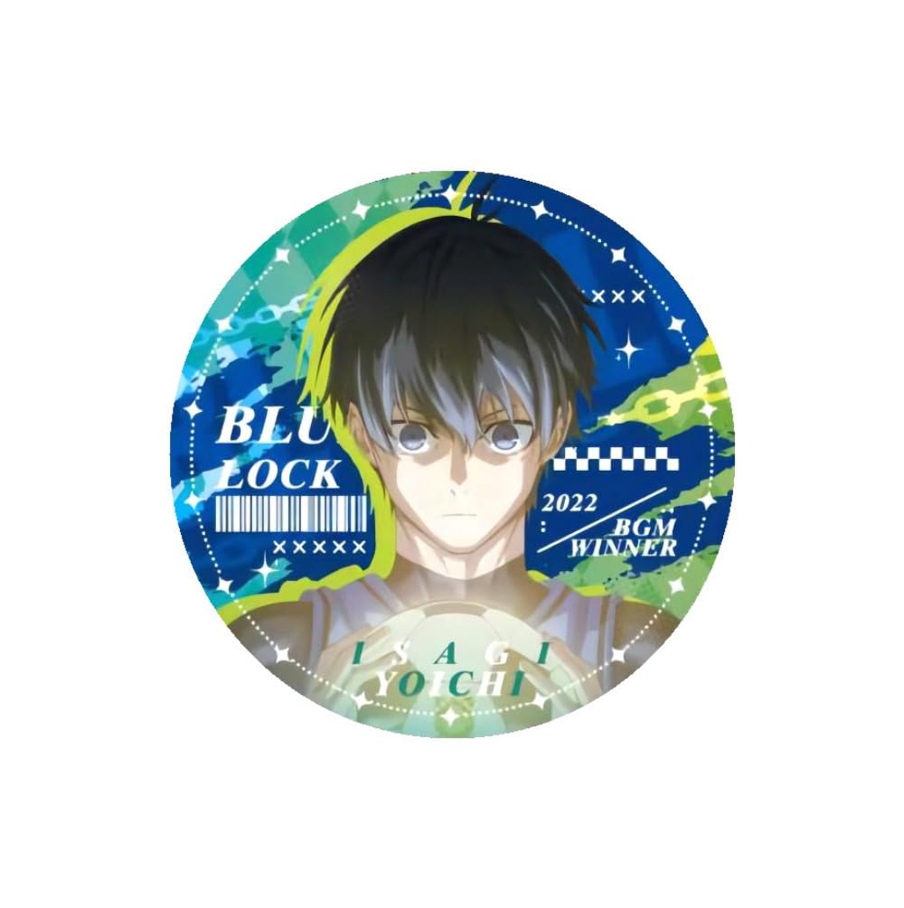 Lot De 8 Badges Anime Blue Lock – Figurines Broches Cosplay 58 Mm – Alliage Métal – Multicolore