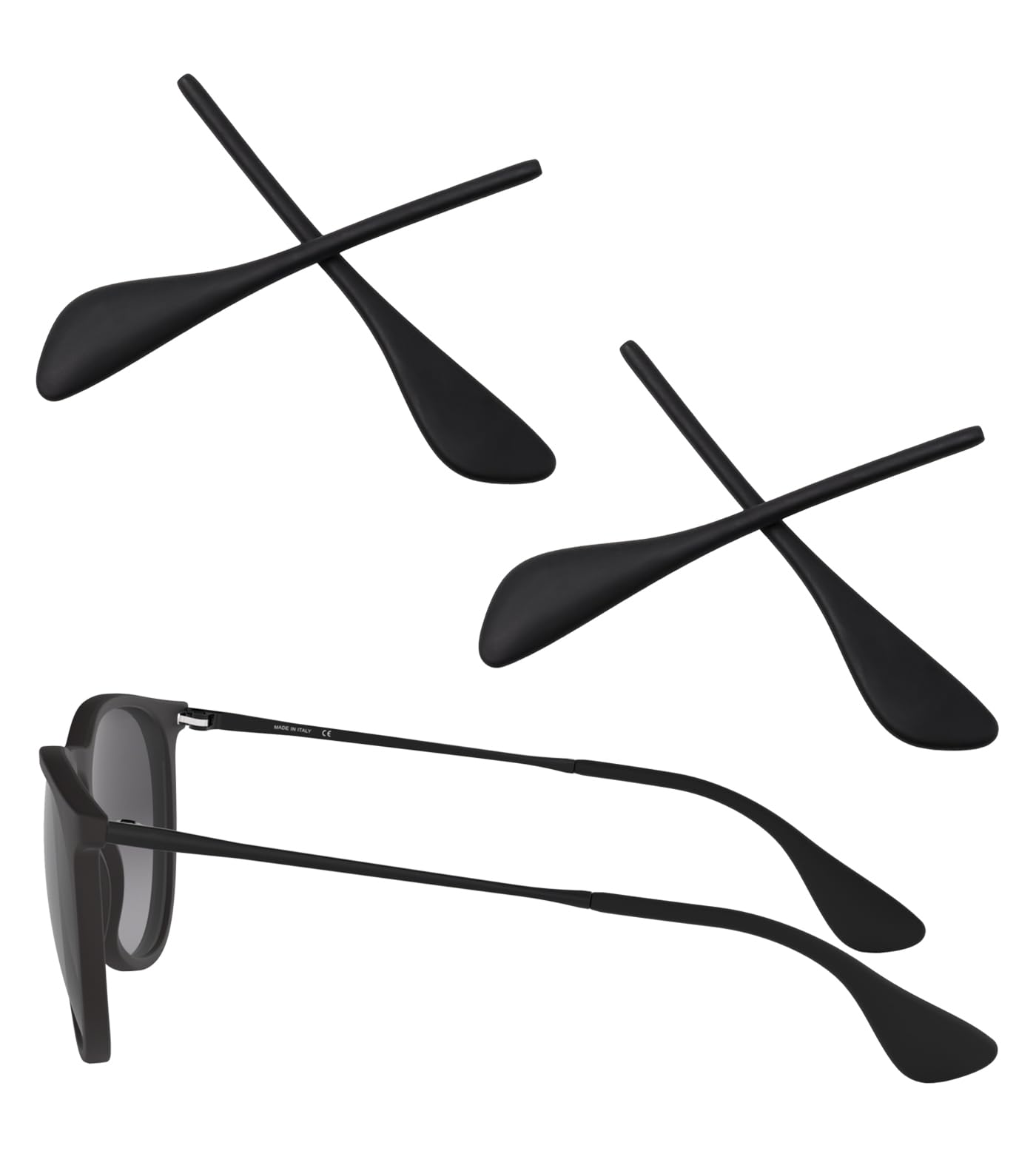 Zapasowy rękaw zauszników do okularów przeciwsłonecznych Ray-Ban RB4171 RB4187