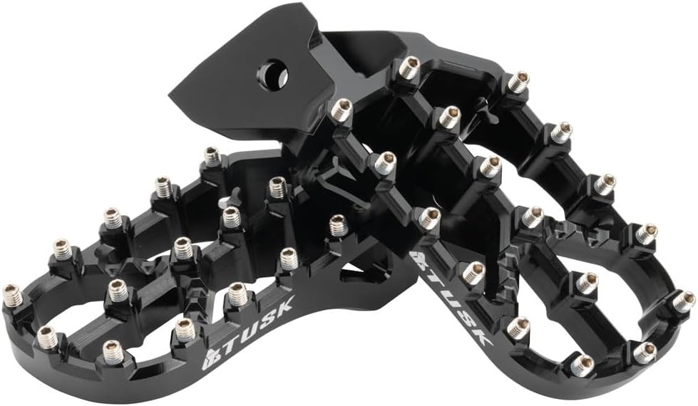 Tusk Edge Billet Adventure Foot Pegs Compatible with BMW R1300GS 2024-2025, R1300GS Adventure 2025
