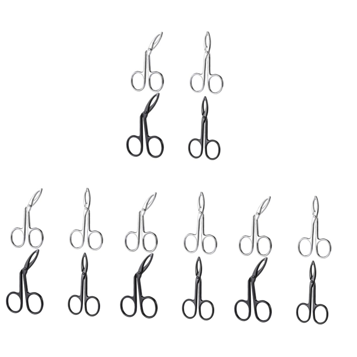 BESTYASH 4 Set Pinze Per Sopracciglia Pinzette Attrezzo Sopracciglio Pinzetta Trimmer Per Sopracciglia Da Donna Per Donne Facciale Strumenti Per Sopracciglia Acciaio Inossidabile 4 Pezzi*4