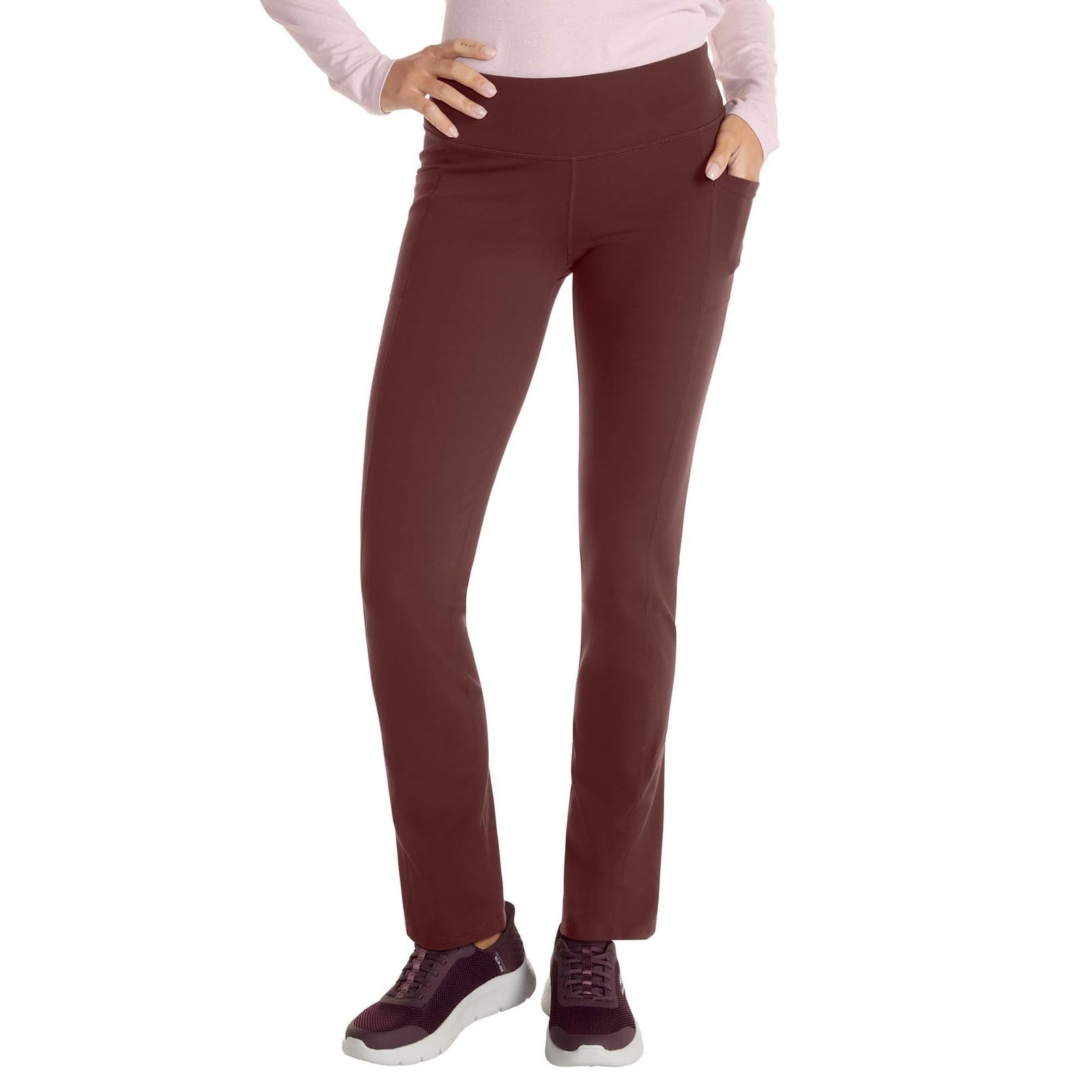 Skechers Women's Leggings - The Gowalk Pant OG - Burgundy, XL