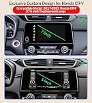Support de téléphone de voiture pour CR-V 2017-2022, Convient 5/7-Inch écran tactile seulement, pour MagSafe Support magnétique de téléphone de voiture écran fixe Clip