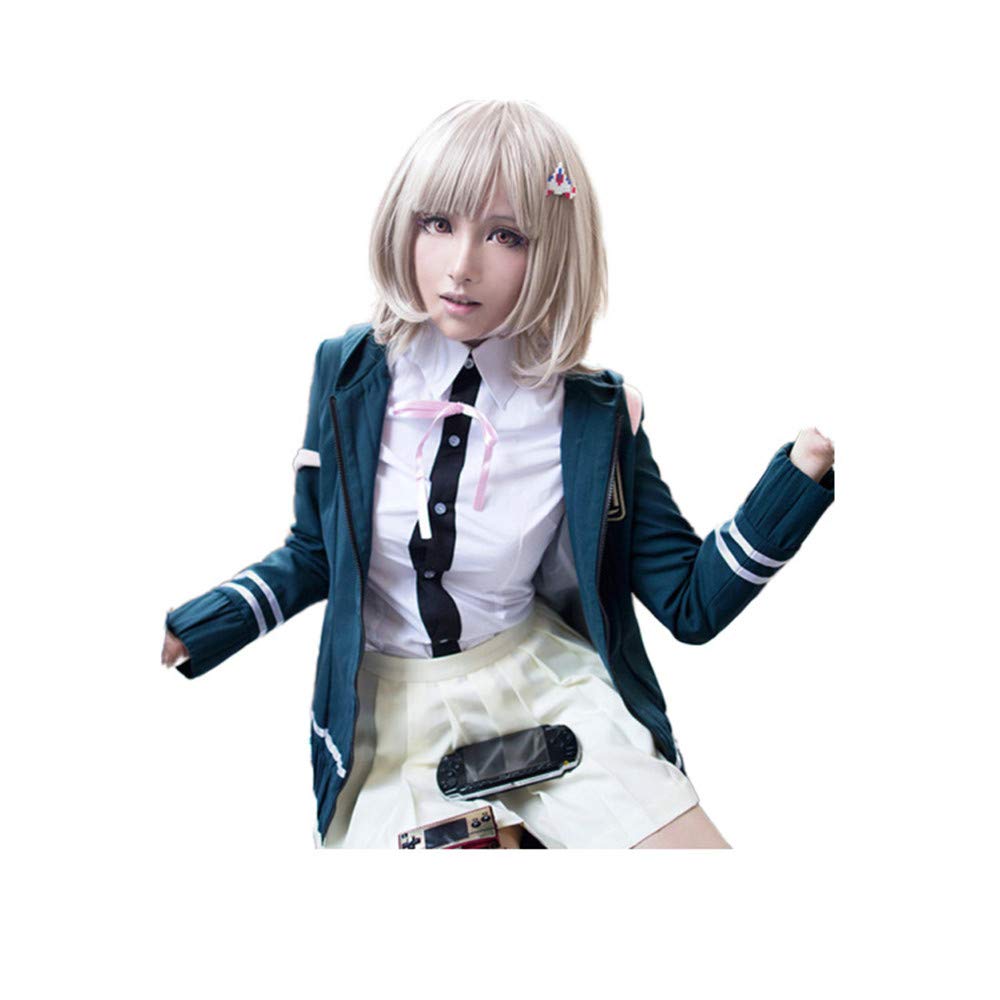 Chiaki Nanami Uniforms Jacket Shirt Tie Skirt Anime Women Girls
