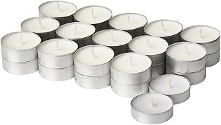 Ikea ADLADAdado: Aroma Tea Light Candle, 1.5 inches 3.8 cm, Set of 30, Scandinavian ForestWhite 205.021.71