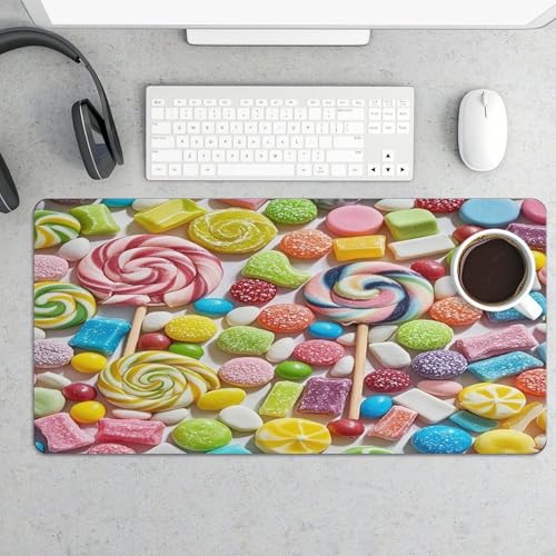 Sweet Candy Backdrop Desk Pad Large Office Desk Mat miniatura 5