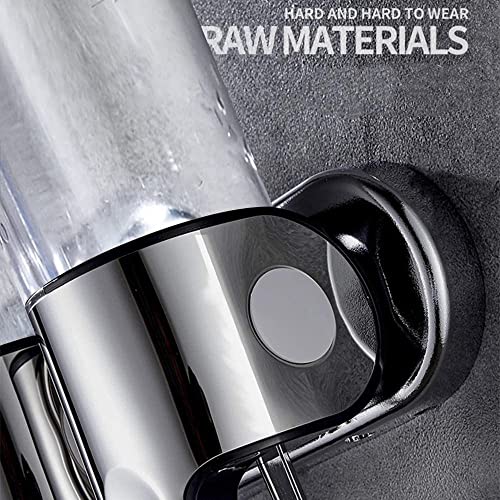 Prosfalt 3 In 1 Chamber Clear Wall Mounted Bathroom Shower Pump Dispenser And Organizer-Holds Shampoo, Soap, Conditioner, Shower Gel, For Bathroom Kitchen Hotel #TOP1