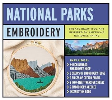 national parks embroidery kit