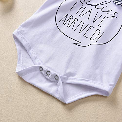 Borlai Baby Jongen Gentlemen Romper Korte Mouw Zomer Bodysuit Fasihon Peuter Bow Tie Katoen Jumpsuit voor 0-24 Maanden… - Image 6