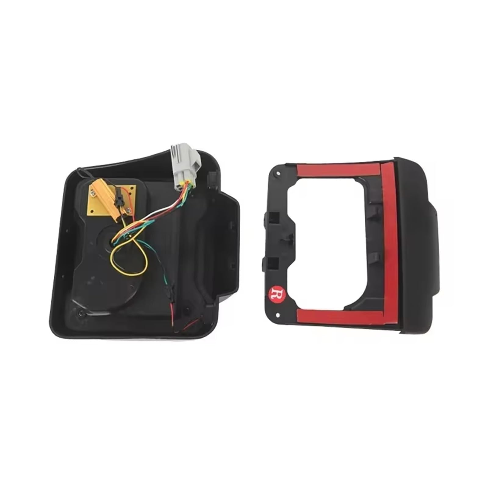 Traseras Piloto Trasero Lámpara Trasera LED Para Coche Luz Marcha Atrás Para Jeep Para Wrangler Para JK 2007 2008 2009 2010 2011 2012 2013 2014 2015 2016 2017 (versión UE) faros traseras montaje(Clear