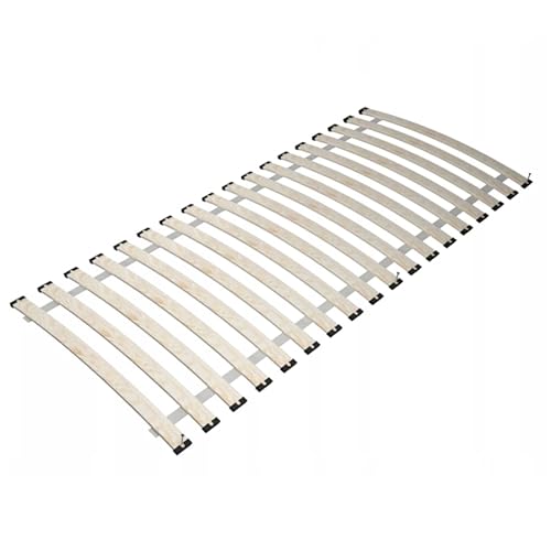 Sommier à lattes 80 x 200 cm - 16 lattes de bouleau - Hauteur : 8 mm - Largeur : 53 mm