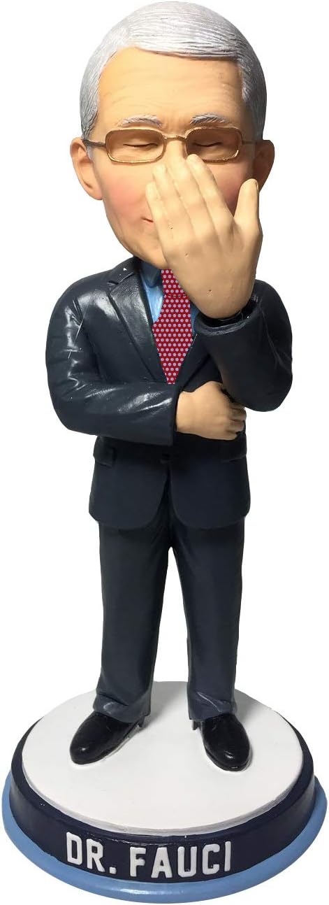 Dr. Fauci Dr. Anthony Fauci Limited Edition Facepalm Bobblehead - Red Tie Edition : Everything Else