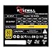 ROSEWILL Gaming 80 Plus Gold 1600W Power Supply / PSU, HERCULES Full Modular 1600 Watt 80 PLUS Gold Certified PSU with Silent 135mm Fan and Auto Fan Speed Control, Semi Modular Design with Extra-long Cables, 5 Year Warranty, SLI & CrossFire Ready