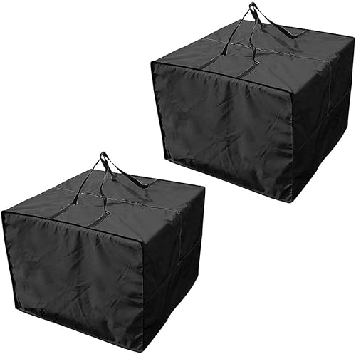 Garden Furniture Cushion Storage Bag - Waterproof Large 81x81x61cm, With Zipper, For Outdoor Cushions, Christmas Trees, Tents