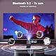Polocsh Beamer, Mini Beamer 4k Heimkino mit Android 11.0, WLAN6 und BT5.2, 1080P Full HD Mini Projektor mit Auto Keystone, 150″ Display Portable Mini Beamer mit 180° Drehung mit HDMI/USB/AV, Weiß