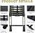 RIKADE Telescoping Ladder 20.3 ft & Attic Ladder, Heavy Duty Aluminum with Non-Slip Feet, 330 lb Capacity for RV, Attic, Loft & Multi-Surface Use, Black