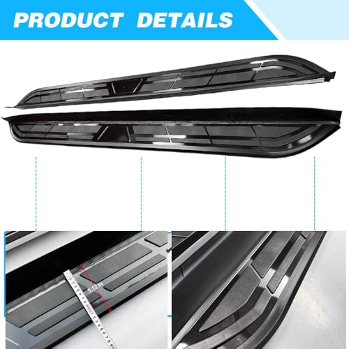 Estribos laterales para Jeep Grand Cherokee 2021-2026 2 piezas miniatura 6