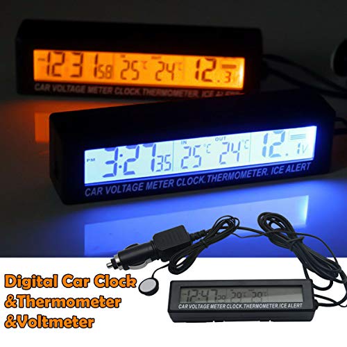 Reviews y listado de Reloj temperatura coche los preferidos por los clientes. 11 Imagen adicional