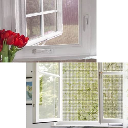 HONMOK 4 Pezzi Zanzariera Universale Finestra