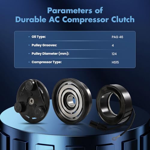 Image of ECCPP A /C Compressor Clutch 2001-2005 Fit for Hyundai Accent 1.6L AC Clutch