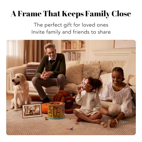 Image of pexar Digital Picture Frame (Powered by Lexar), 10.1-inch Anti-Glare IPS Touch Screen, Wi-Fi Digital Photo Frame with 32GB Storage for Home, Gifting, Share Photos /Videos via Frameo APP