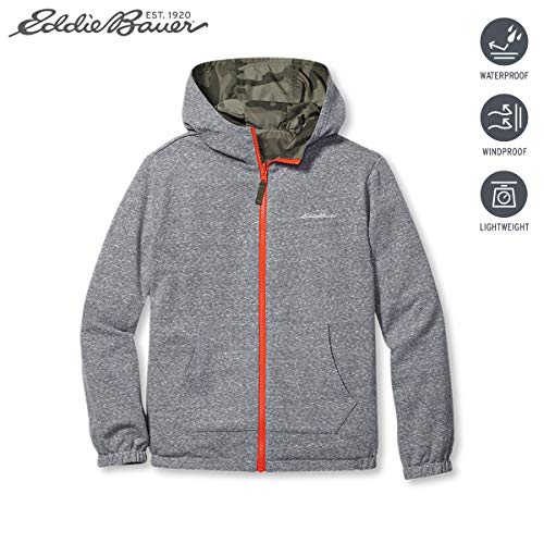 Eddie Bauer Kids Rain Jacket - 2 Pack Reversible Girls and Boys Windbreaker Jacket with Hood - Waterproof Raincoat for Kids2