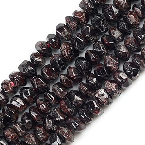 10 * 15mm Garnet Irregular Cuentas de Piedra Natural Corte Especial Genuino escaceros Sueltos Perlas for joyería Bricolaje Haciendo Pulseras