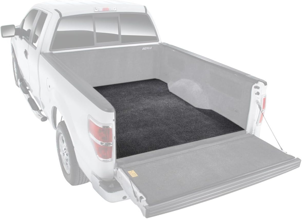 Bedrug Classic Bed Mat | 2007 - 2018 Chevy Silverado/GMC Sierra 6.6" Bed (Legacy Model, w/Drop-In Style Bedliner), Charcoal Grey | BMC07SBD